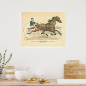 Poster L'étalon de trot Palo Alto par Electioneer (1791A) (Cuisine)