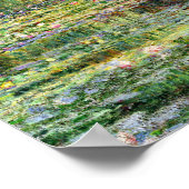 Poster L'étang aux Lys d'eau de Monet Fine Art (Coin)