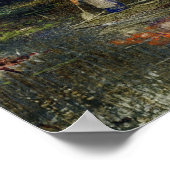 Poster L'étang de William Morris fonctionne à l'abbaye de (Coin)