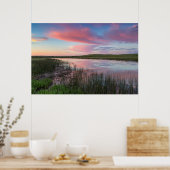 Poster L'étang Des Prairies Reflète Des Nuages De Lever D (Cuisine)