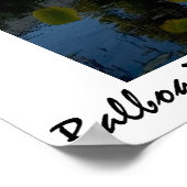 Poster L'étang Lilly Pond du bâtiment botanique (Coin)