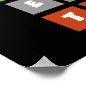 Poster L'état d'esprit de croissance amusant (Coin)