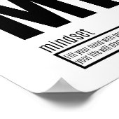 Poster L'état d'esprit - Éléments fondamentaux du succès (Coin)