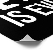 Poster L'état d'esprit est tout - Chat Lion Motivational (Coin)