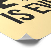 Poster L'état d'esprit est tout - Chat Lion Motivational (Coin)