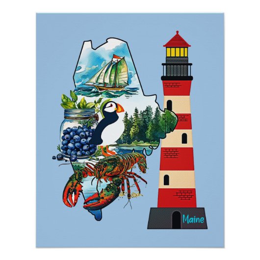 Poster L'État Du Maine (Devant)