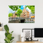 Poster L'Été À Amsterdam, Pays-Bas (Bureau à domicile)
