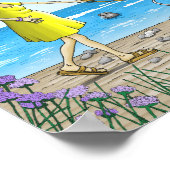 Poster L'été à la plage (Coin)