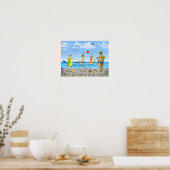 Poster L'été à la plage (Cuisine)