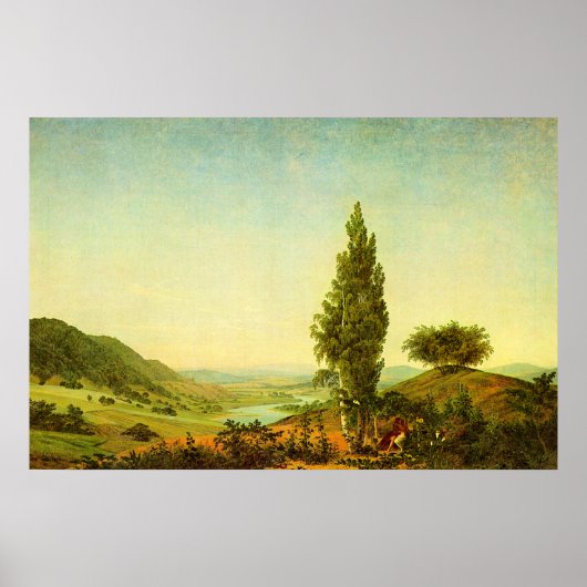 Poster L'Été, Caspar David Friedrich, (Devant)
