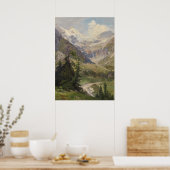Poster L'été dans les montagnes par Petrides (Cuisine)