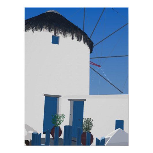 Poster L'été en Grèce (Devant)