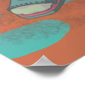 Poster L'été me rend bleu Imprimer (Coin)