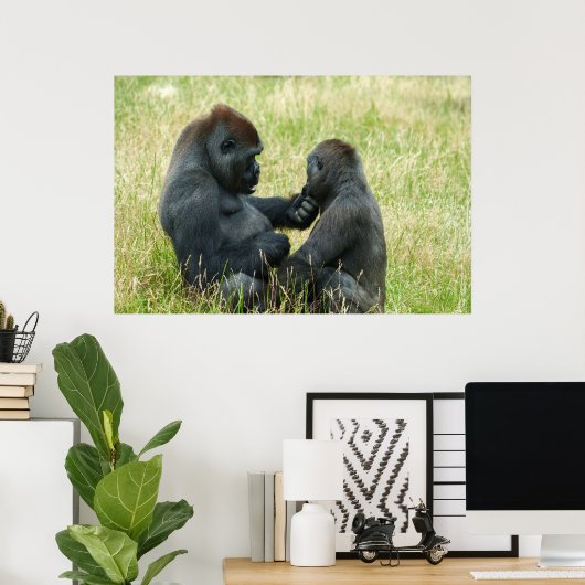 Poster L'éternel frère Gorilla (Bureau à domicile)