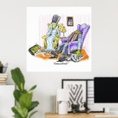 Poster L'éternuement de Frankenstein (Bureau à domicile)