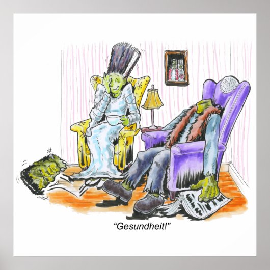 Poster L'éternuement de Frankenstein (Devant)