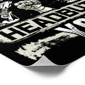 Poster Lethwei Self Defense Headbutt Martial Arts birmans (Coin)