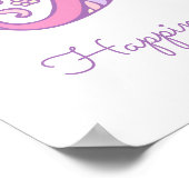 Poster Leticia initiale L doodle coeur art signification  (Coin)