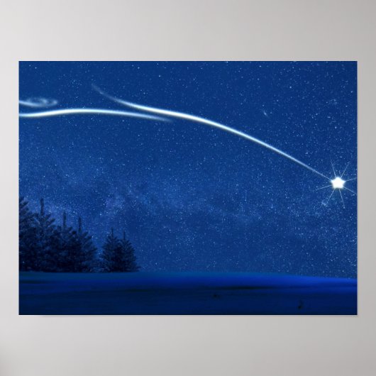 Poster L'étoile du Nord au-dessus de la forêt (Devant)