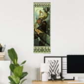 Poster L'étoile du Nord par Alphonse Mucha (Bureau à domicile)