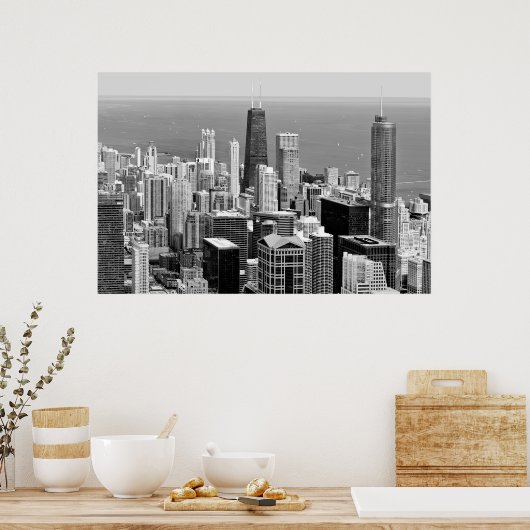 POSTER L'ÉTONNANT BÂTIMENT DE CHICAGO (Cuisine)