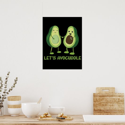 Poster Let's Avocat (Cuisine)