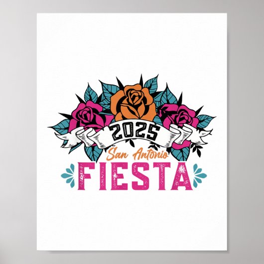 Poster Lets Fiesta Squad 2025 San Antonio Texas Cinco De (Devant)
