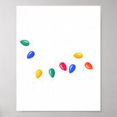 Poster Let's Get Lit Christmas Lights  (Devant)