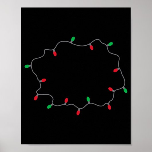 Poster Lets Get Lit Funny Christmas Quote (Devant)