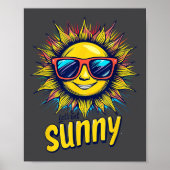Poster Let's Get Sunny Motivation For Bright Days  (Devant)