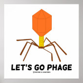 Poster Let's Go Phage (Devant)