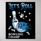 Poster Let's Roll Bowling Champ  (Devant)