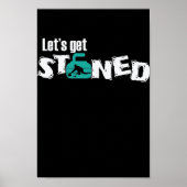 Poster Let's Stoned Curling (Devant)