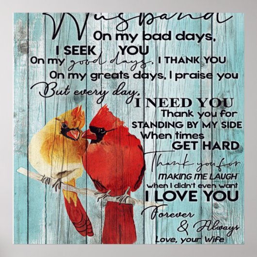 Poster Letter | Family Decoration | (Devant)
