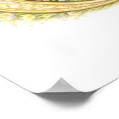 Poster Letter O Gold Spring Nature Monogram Owl Kids (Coin)