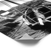 Poster Lettermore Galway Irlande Ancien bateau de pêche (Coin)