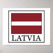 Poster Lettonie (Devant)