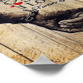 Poster Lettre à mon mari | Migné présent | Cadeau de papa (Coin)