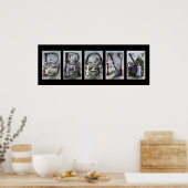 Poster LETTRE Alphabet BRONX AFFICHAGE (Cuisine)