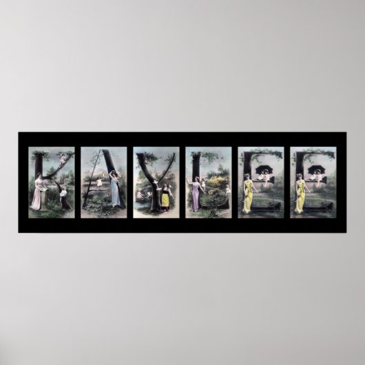 Poster LETTRE Alphabet KAYLEE Nom Art (Devant)