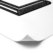 Poster Lettre alphabet LOPEZ Nom Art (Coin)