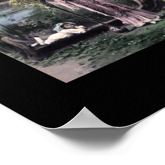 Poster LETTRE Alphabet SAMOA Nom Art (Coin)