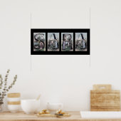 Poster LETTRE Alphabet SARA Nom Art (Cuisine)