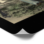 Poster Lettre alphabet vintage Nom Art (Coin)