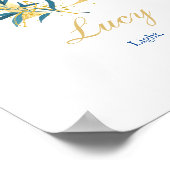 Poster Lettre alphabétique L Nom et signification de l'af (Coin)