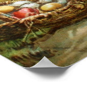 Poster Lettre au lapin de Pâques (Coin)