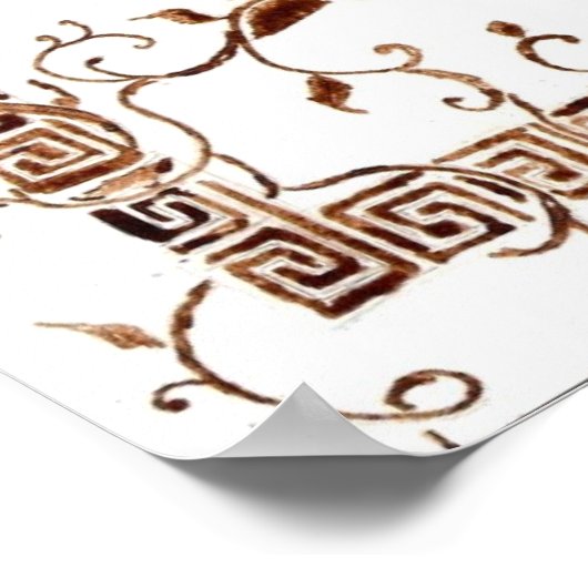 Poster lettre b (Coin)