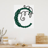 Poster LETTRE Celtique C (Cuisine)