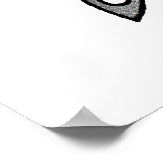 Poster Lettre celtique L (Coin)