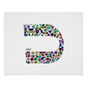 Poster Lettre 'CHAF' (Devant)